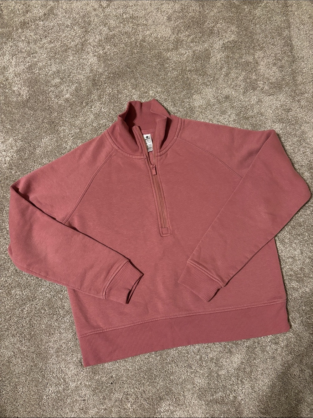NWOT 90 Degree By Reflex Women’s Zip-Up Sweatshirt - Dusty Mauve
